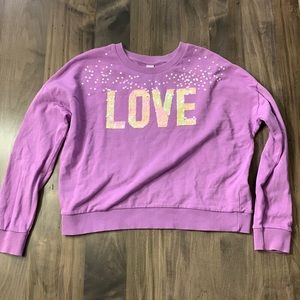 Justice Flip Sequin Long Sleeve Shirt